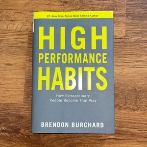 High Performance Habits book by Brendon Burchard
